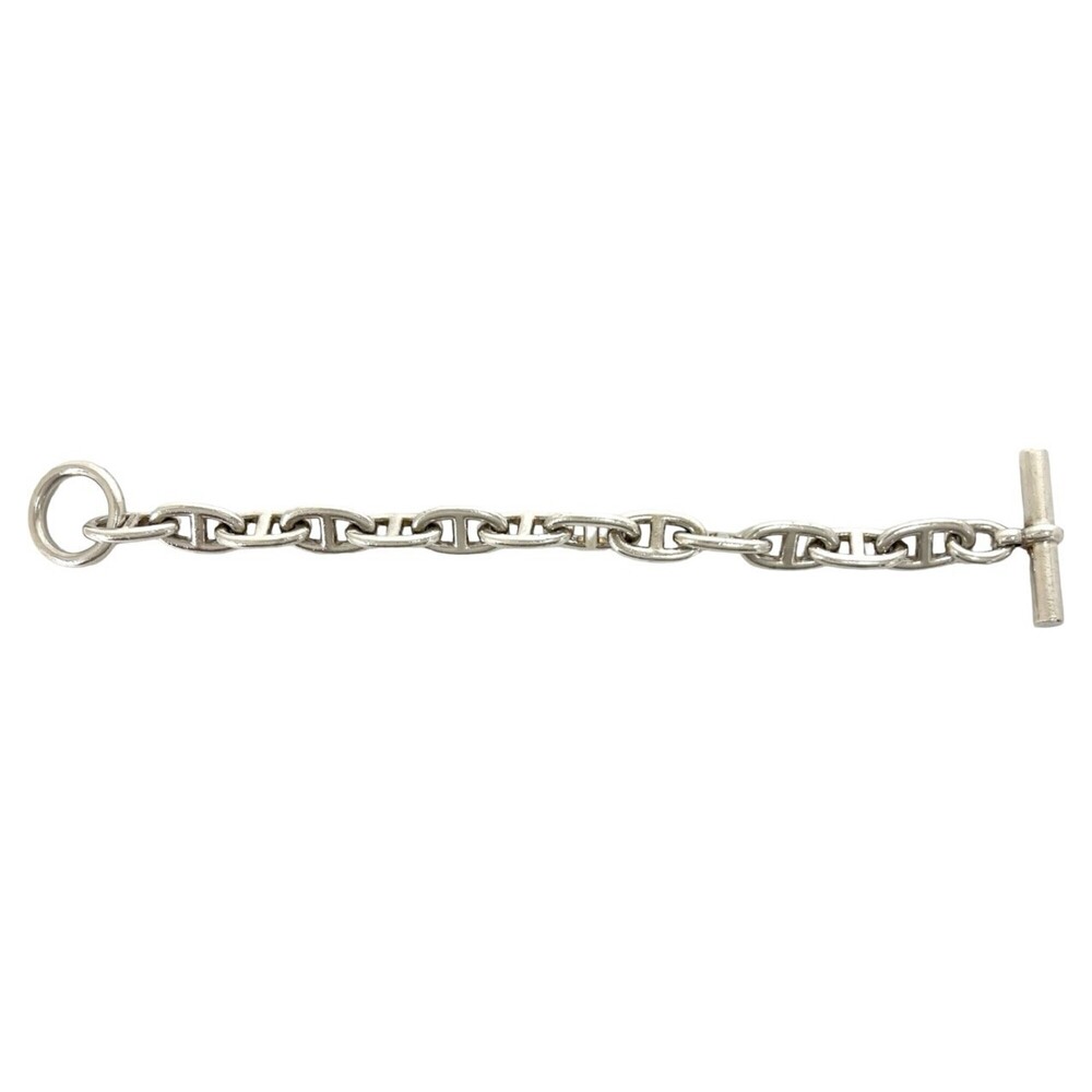 HERMES Vintage Margiela Era Chaine d'Ancre GM 13-link Bracelet, Sterling Silv... - Picture 6 of 6